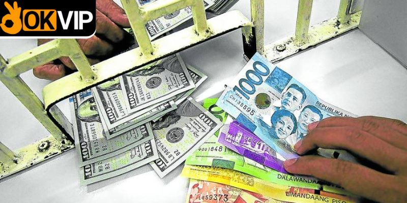 cách đổi mệnh giá tiền Philippines